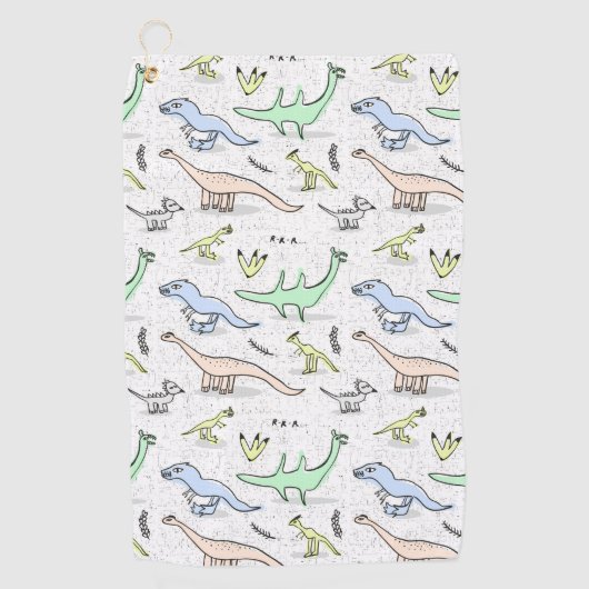 Dinos Golfhanddoek (Voorkant)