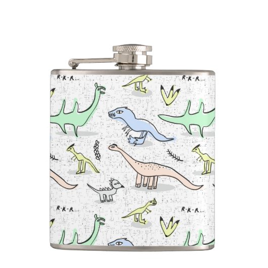 Dinos Heupfles (Voorkant)