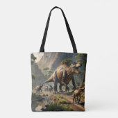 Dino's nerd geeks Masculiene Man Tas Zak (Achterkant)