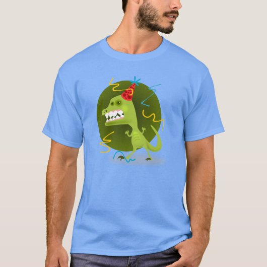Dino's Rock - Dinosaur Birthday Party T-shirt (Voorkant)