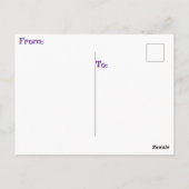 " DINO'S VERJAARDAGSAVONTUUR " BRIEFKAART (Achterkant)