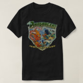 Dinosaucers Battle for Earth 1987 T-shirt (Design voorkant)