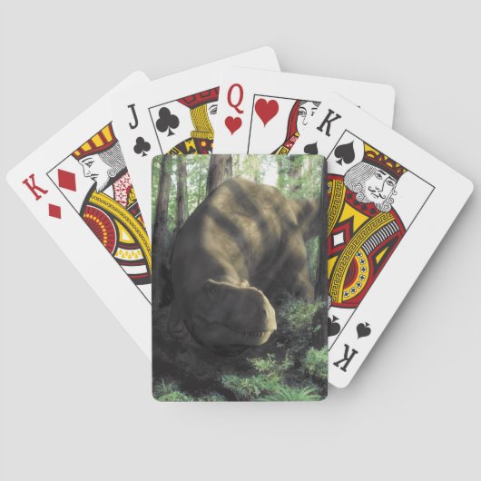 Dinosauer-speelkaarten Pokerkaarten (Achterkant)
