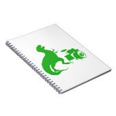 Dinosauer speeltrommels - Kies achtergrondkleur Notitieboek (Rechterzijde)