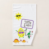 Dinosauer voor de keukenset van de paasbakken bad handdoek (Handdoek)