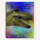 Dinosauer voor handschriftenpapier notitieboek (Voorkant)