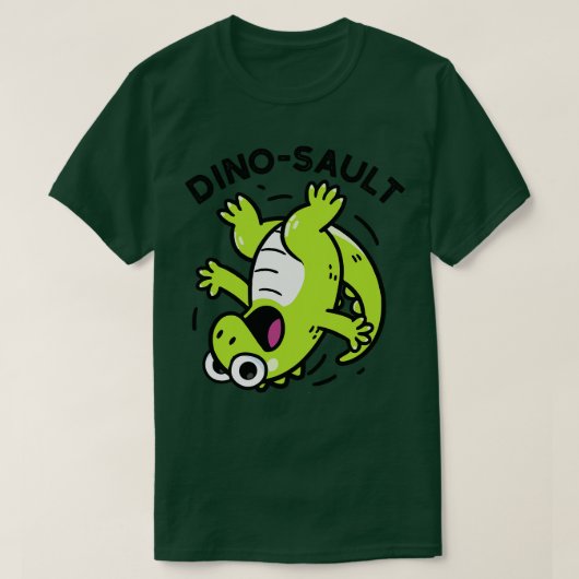 Dinosault Funny Dinosaur Pun 1 T-shirt (Design voorkant)