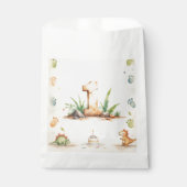Dinosaur 1e Verjaardag Favoriet Bag One-a-Saurus P Bedankzakje (Voorkant)