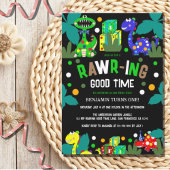 Dinosaur 1e verjaardag kaart