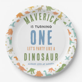Dinosaur 1e verluisterdag | Schattig prehistorisch Papieren Bordje