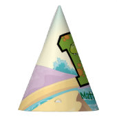 Dinosaur 1st Birthday Party Custom Feesthoedjes (Links)