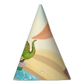 Dinosaur 1st Birthday Party Custom Feesthoedjes (Rechts)