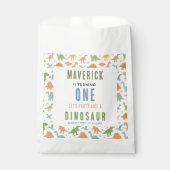 Dinosaur 1st Birthday Party | Cute Prehistoric  Bedankzakje (Voorkant)