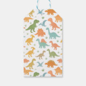 Dinosaur 1st Birthday Party | Cute Prehistoric Kid Cadeaulabel (Achterkant)