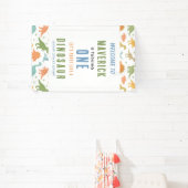 Dinosaur 1st Birthday Party | Cute Prehistoric  Spandoek (Insitu)