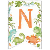 Dinosaur 1st Birthday Vlaggetjes (Derde vlag)