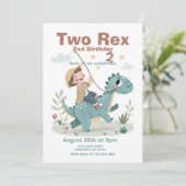 Dinosaur 2e Kaart (Staand voorkant)