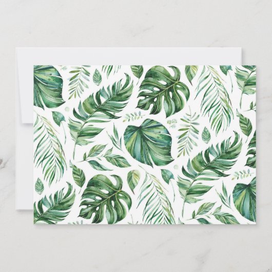 Dinosaur 2e verjaardag Uitnodiging (Achterkant)