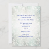 Dinosaur 4e verjaardagsfeest kaart (Achterkant)