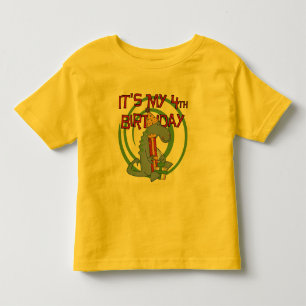 Dinosaur 4th Birthday T-shirts en cadeautjes