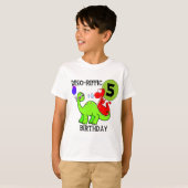 Dinosaur 5th Birthday T-shirts en cadeautjes (Voorkant volledig)