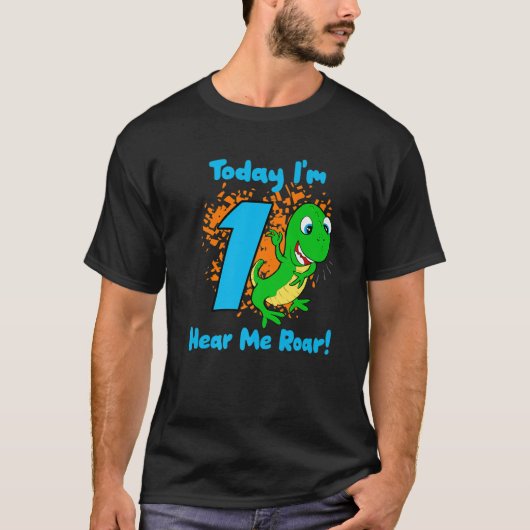 Dinosaur 8 Acht jaar oud kind T-shirt (Voorkant)