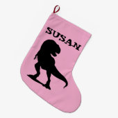 DINOSAUR AANGEPASTE KERSTSOK (Voorkant (Hangend))