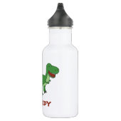Dinosaur - Aangepaste naam terug naar school Waterfles (Rechts)