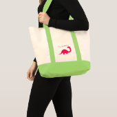 Dinosaur Accent Bag Tote Bag (Voorkant (product))