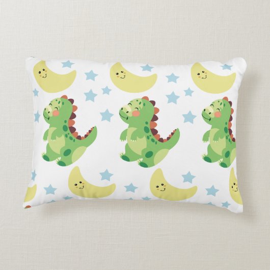 Dinosaur Accent Kussen (Achterkant)
