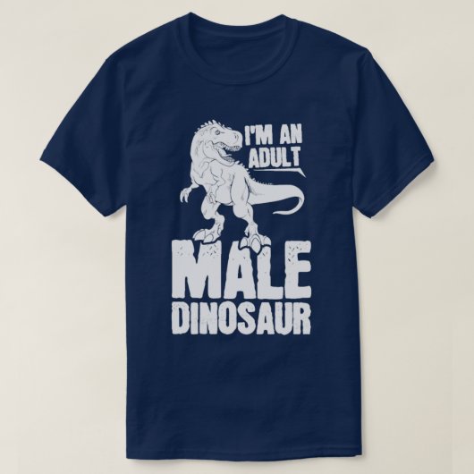 Dinosaur Adult Dinosaur 26 T-shirt (Design voorkant)