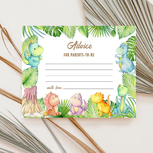 Dinosaur Advies Ouders-to-be Kaart