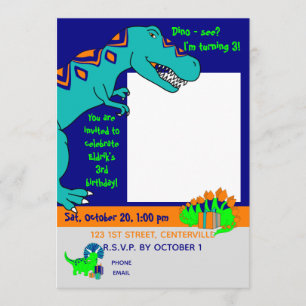 Dinosaur-afbeelding Kaart