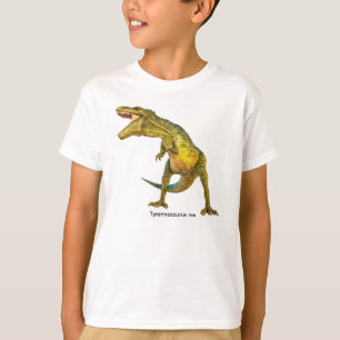 Dinosaur afbeelding voor Kids-Sweatshirt-Wit T-shirt