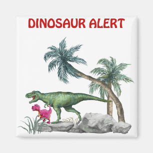 Dinosaur Alert Magneet