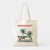 Dinosaur Alert Tote Bag (Achterkant)
