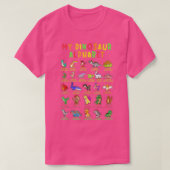 Dinosaur Alphabet Dino Abc For Kids Boys Men Women T-shirt (Design voorkant)