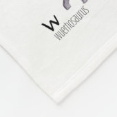 Dinosaur Alphabet Fleece Deken (Hoek)