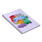 Dinosaur Alphabet-laptop Notitieboek (Rechterzijde)