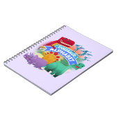 Dinosaur Alphabet-laptop Notitieboek (Linkerzijde)