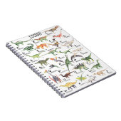 Dinosaur Alphabet Notitieboek (Rechterzijde)