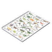 Dinosaur Alphabet Notitieboek (Linkerzijde)