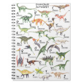 Dinosaur Alphabet Notitieboek (Voorkant)