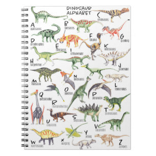 Dinosaur Alphabet Notitieboek
