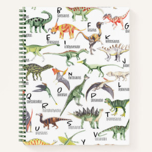 Dinosaur Alphabet Notitieboek