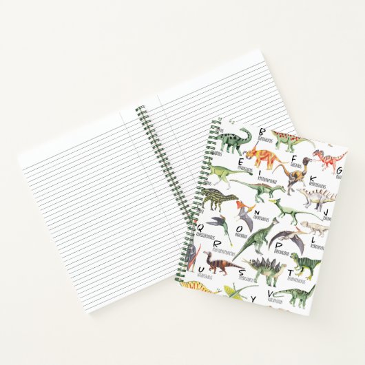 Dinosaur Alphabet Notitieboek (Binnen)