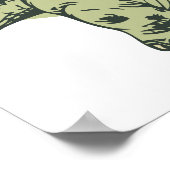 Dinosaur als een Baas-afbeelding Poster (Hoek)