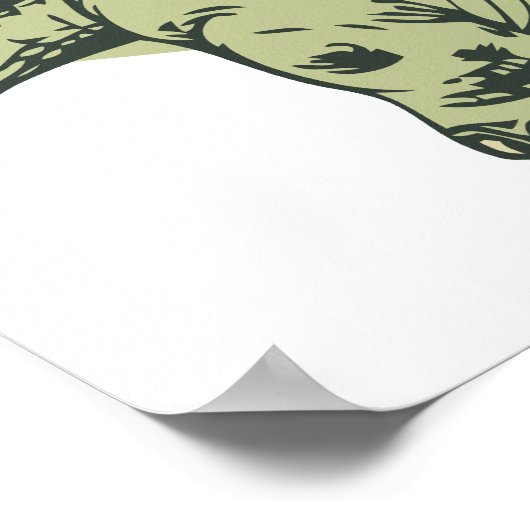 Dinosaur als een Baas-afbeelding Poster (Hoek)