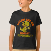Dinosaur Another Fine Day Ruined By Resnsibility  T-shirt (Voorkant)