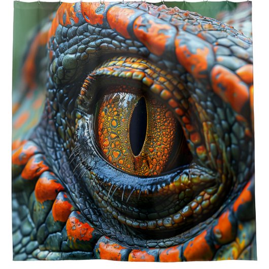 Dinosaur Art Douchegordijn (Voorkant)